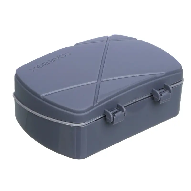 VETTA Мыльница, пластик, 13,5х9х5 см, серый