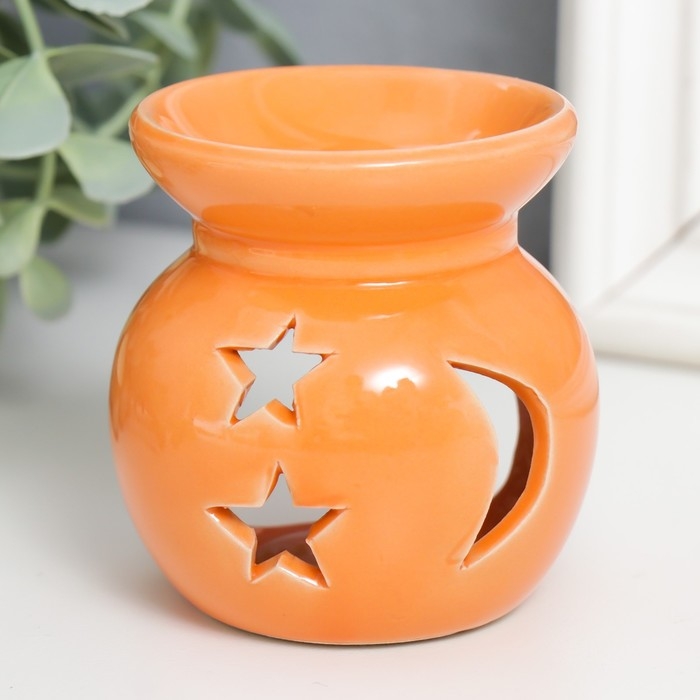 Аромалампа для эфирных масел «Луна и звёзды», 6.5×6.5×7 см, МИКС Аромалампа для эфирных масел «Луна и звёзды», 6.5×6.5×7 см, МИКС