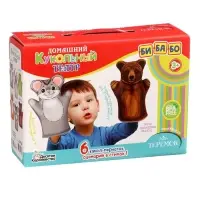 Кукольный театр &laquo;Теремок&raquo;, 6 кукол-перчаток, сценарий в стихах