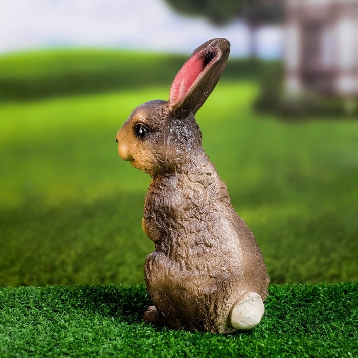 Садовая фигура  Садовая фигура "Заяц лесной" 12х10х20см