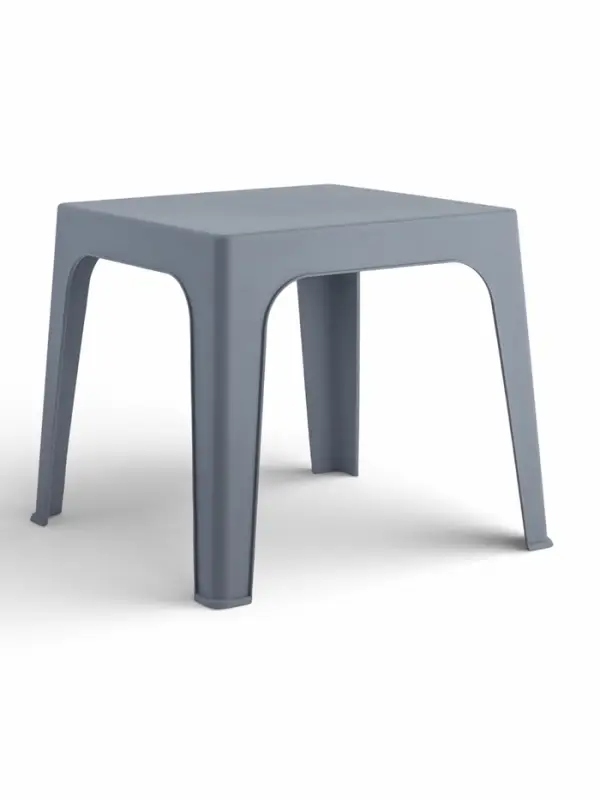 Стол садовый Decorona DeForma, 59.5&times;59.5&times;49.5 см, пластиковый, цвет дымчатый кварц