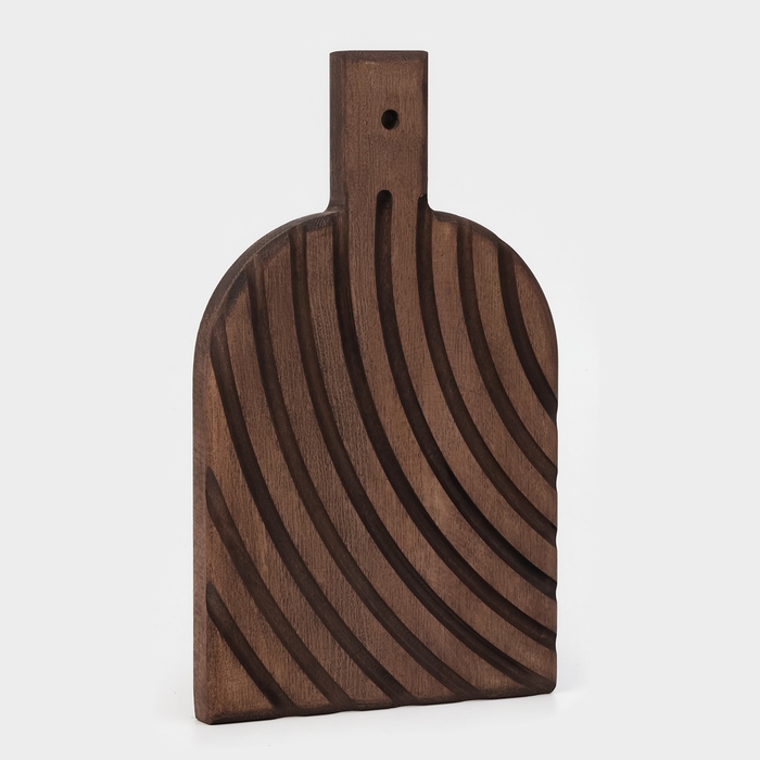 Доска разделочная для подачи Wild Kitchen, 29×17×2.5 см, граб темный Доска разделочная для подачи Wild Kitchen, 29×17×2.5 см, граб темный