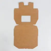 Коробка складная, крафт, 10×8×3.5 см, 0.24 л