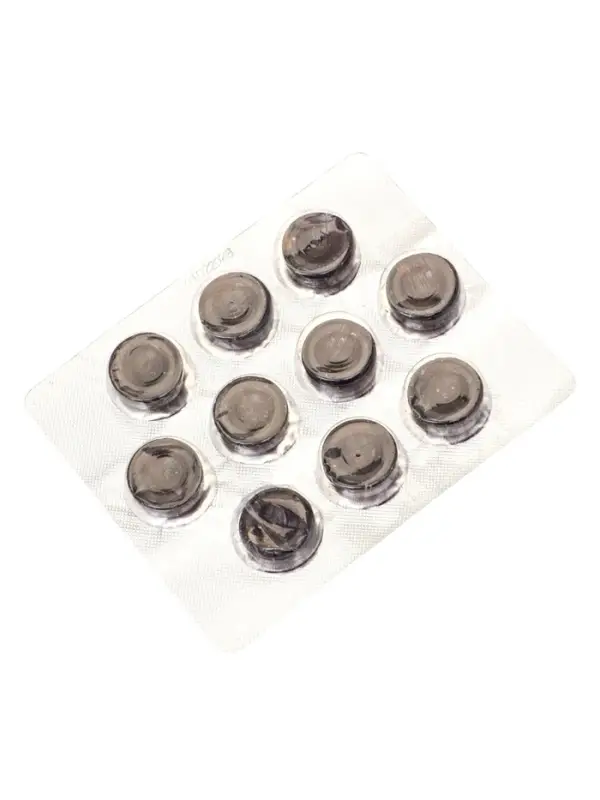 Карамель леденцовая &laquo;Бросить курить&raquo; с живицей и экстрактами трав, со вкусом кофе, обечайка, 10 шт.