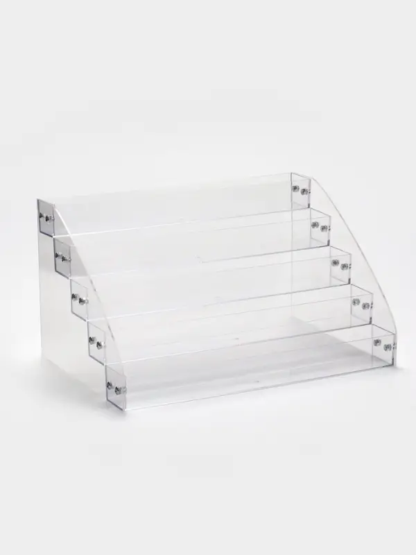 Подставка под лаки 5 этажей, 31.3&times;17.8&times;22.4 см, оргстекло 2 мм