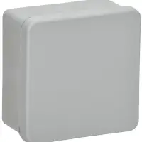 Коробка расп. КМ42455 о/п 100х100х50мм IP67 8 вв. серая