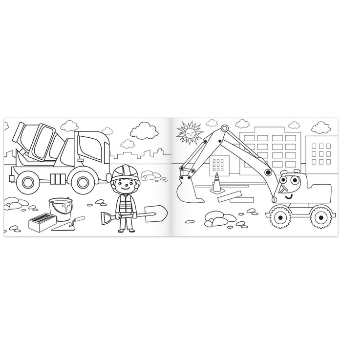 Набор раскрасок «Синий трактор», 4 шт. по 12 стр. Набор раскрасок «Синий трактор», 4 шт. по 12 стр.
