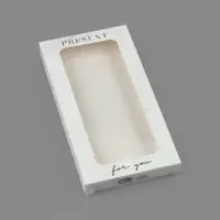 Коробка для шоколада, кондитерская упаковка, &laquo;For you&raquo;, с окном, 17.3&times;8.8&times;1.5 см