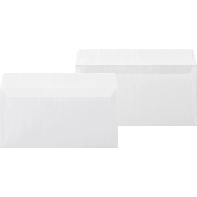 Конверт белый E65стрип 110х220 80г КОМУС 50 шт/уп