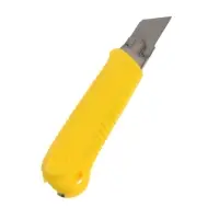 Нож универсальный ТУНДРА, металлическая направляющая, винтовой фиксатор, 25 мм