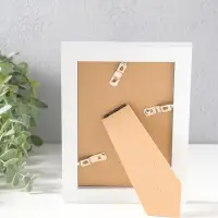 Фоторамка пластик 10х15 см "Остин" бело-серый 18,5х13,5х1,5 см