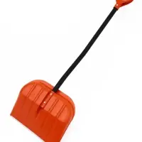 Лопата 410 х 360 мм, пластик, металлический черенок, оцинкованная планка Вьюга №4 Премиум