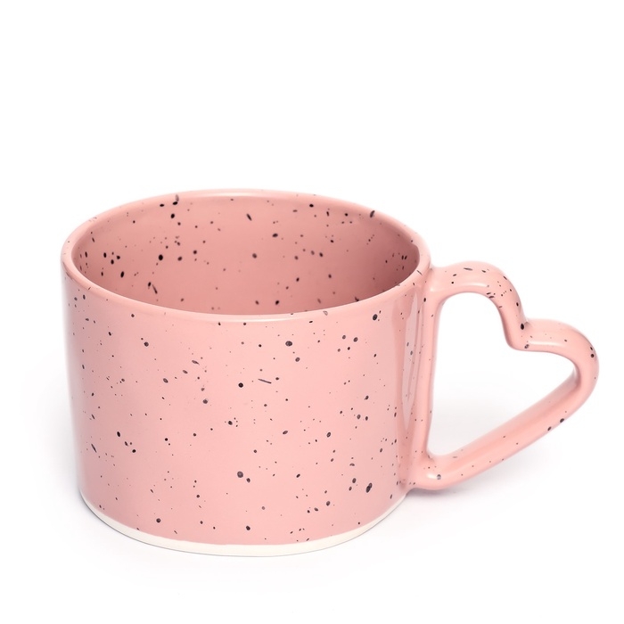 Кружка керамическая День матери Дорого внимание «Мама», 280 мл, розовая