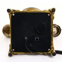 Ретро-телефон &laquo;Амес&raquo;, громкая связь, 18&times;24&times;25 см, позолота