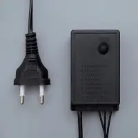 Гирлянда &laquo;Нить&raquo; 20 м, IP44, тёмная нить, 200 LED, свечение мульти, 8 режимов, 220 В