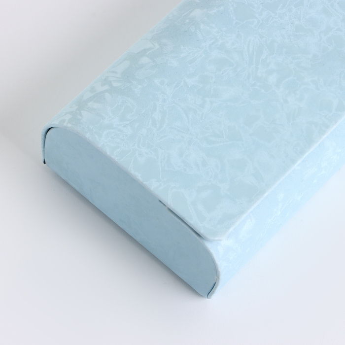 Футляр для очков на магните, длина 16 см, цвет голубой Футляр для очков на магните, длина 16 см, цвет голубой