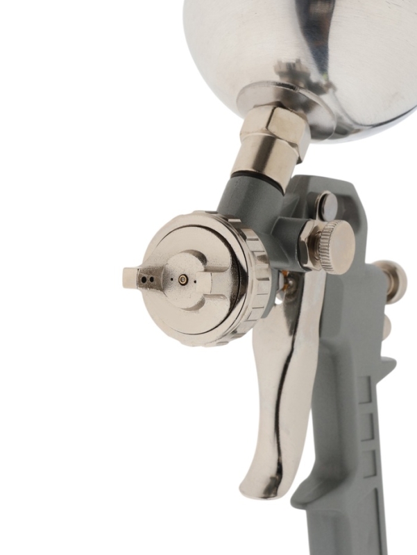 Краскораспылитель пневматический ТУНДРА, до 4 бар, сопло 1.5 мм, верхний бачок 0.6 л Краскораспылитель пневматический ТУНДРА, до 4 бар, сопло 1.5 мм, верхний бачок 0.6 л