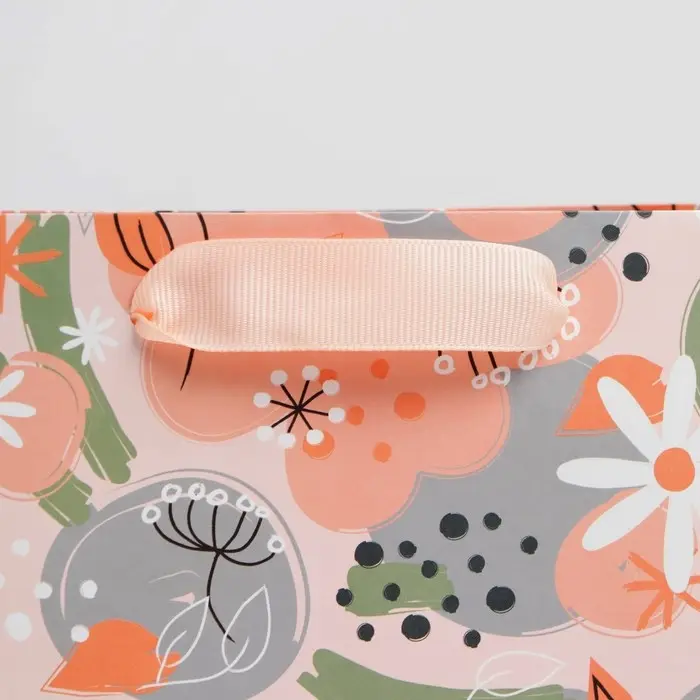 Пакет подарочный ламинированный, упаковка, &laquo;Цветочная поляна&raquo;, S 12 х 15 х 5.5 см