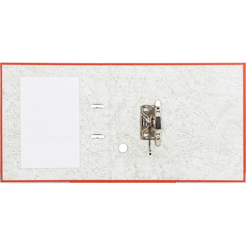 Папка-регистратор 75 мм Attache А4, красная, РР/бумага, мет. уголок