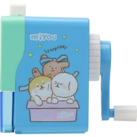 Точилка механическая Deli E0739 MiYou, 1 отв.,пластик,без струбцины ассорти