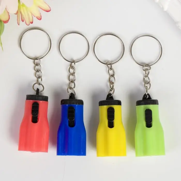 Фонарик брелок для ключей на кольце «Маленький тюльпанчик», МИКС Фонарик брелок для ключей на кольце «Маленький тюльпанчик», МИКС