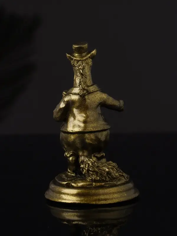 Фигура "Конь на пьедестале" 10 см, латунь