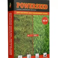 Газонная травосмесь для быстрого ремонта газона "POWERSEED", 1 кг