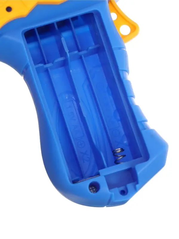 Генератор мыльных пузырей &laquo;Бластер&raquo;, световые эффекты, работает от батареек, цвет синий