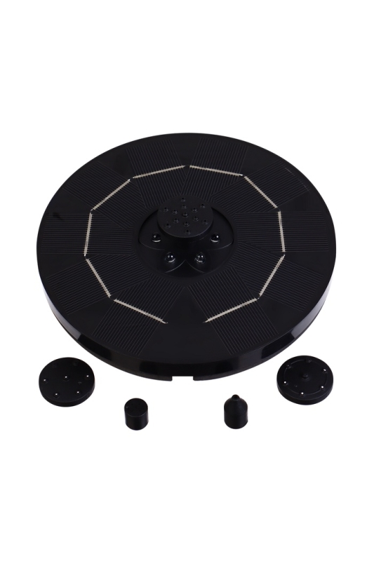 Фонтан на солнечной батарее,  h=0,55 метра, 180 л/ч, 7 Вт,  LED-подсветка, JT-180-6LED Фонтан на солнечной батарее,  h=0,55 метра, 180 л/ч, 7 Вт,  LED-подсветка, JT-180-6LED