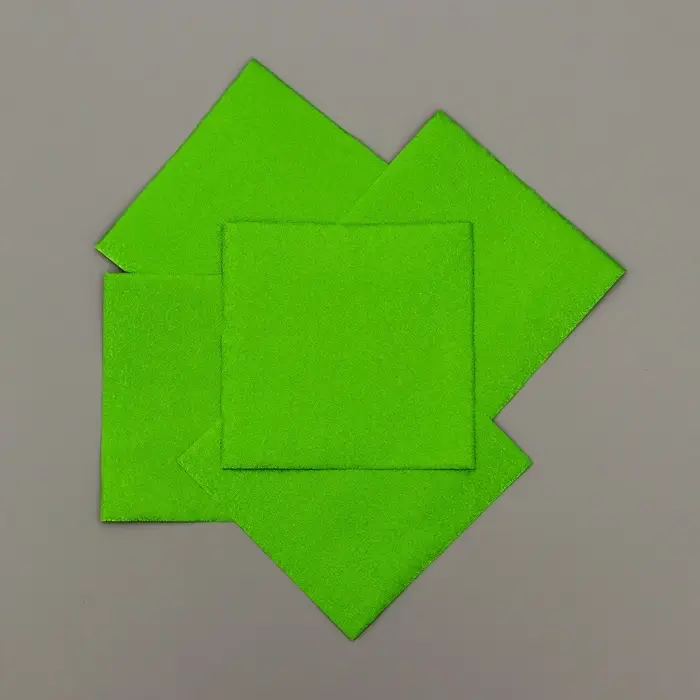 Фольга для конфет, зелёный 10&times;10 см, 100 шт.