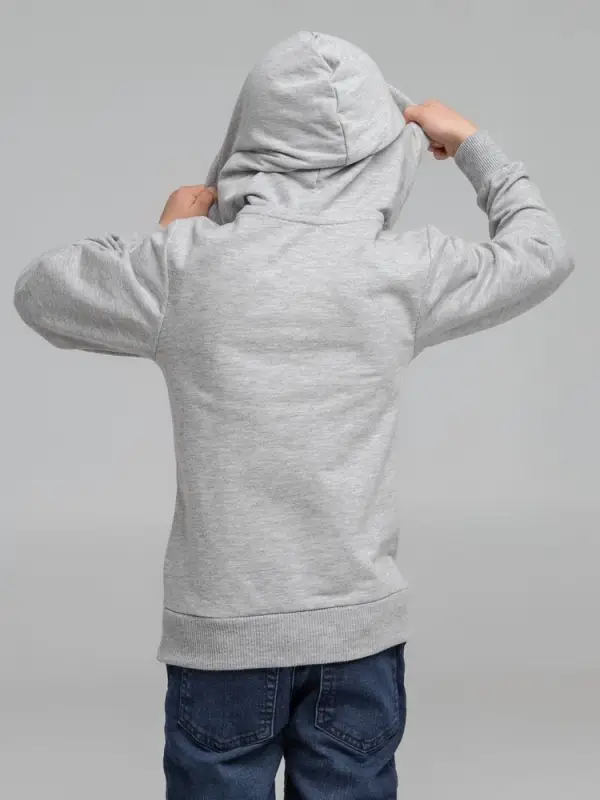 Худи детское Kirenga Kids 2.0, серый меланж, 6 лет