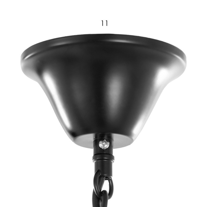 Люстра Люстра "Майди" 2хЕ27 черный 55х22х61см BayerLux