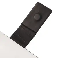 Ежедневник недатированный формат А5, с хлястиком, 128л, линия, пвх, Черный Ежедневник недатированный формат А5, с хлястиком, 128л, линия, пвх, Черный