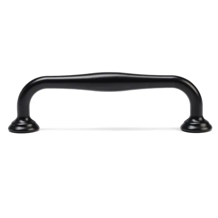Ручка-скоба WAVE PC173BL, м/о 96 мм, цвет чёрный, 8 шт