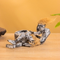Сувенир «Абориген попрошайка», 17×10×8 см, дерево