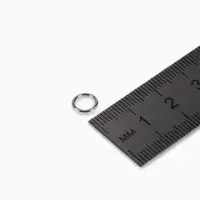 Кольцо соединительное &laquo;СМ-1002&raquo;, 0.9&times;14 мм, набор 50 г, &plusmn; 235 шт. цвет серебро