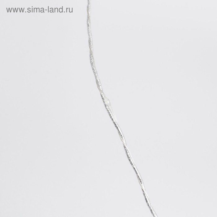 Гирлянда «Конский хвост» 15 нитей по 2 м, IP20, серебристая нить, 300 LED, свечение мульти, 220 В