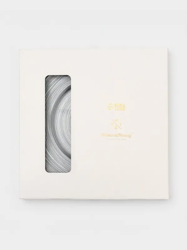 Тарелка подстановочная Wilson&Young Silvery, d=33 см, стекло, серебристая