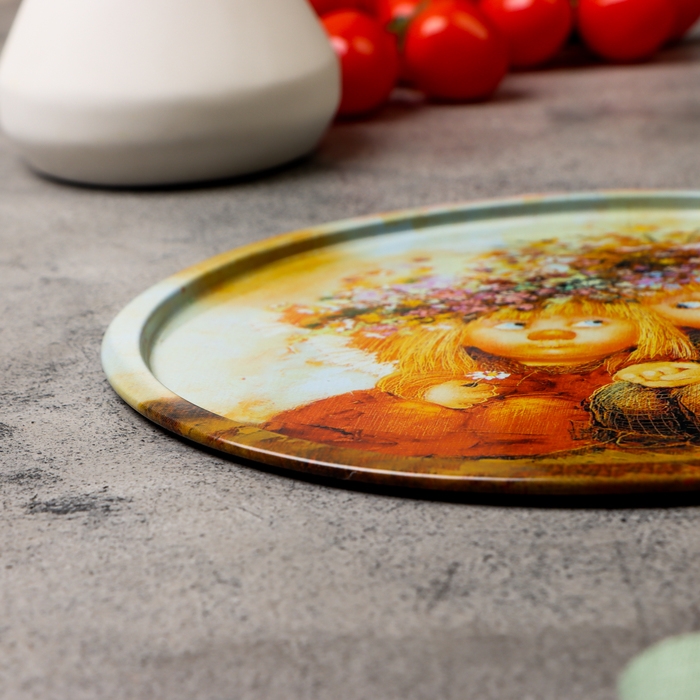 Тарелка декоративная Тарелка декоративная "Первая любовь", 20 х 0,4 х 0,32 см, металл