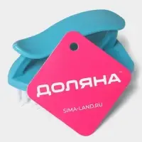 Щётка утюжок для уборки Доляна, с ручкой, пластик, хозяйственная, 10&times;6&times;5.5 см, МИКС