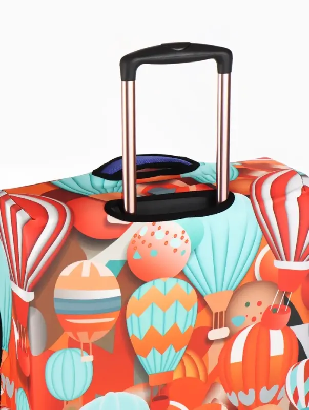 Чехол для чемодана &laquo;Воздушные шары&raquo;, 24", разноцветный