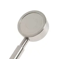 Лейка для душа ZEIN Z059, 1 режим, d=80 мм, микроточки, нержавеющая сталь, сатин