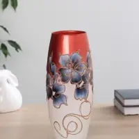 Ваза для цветов &laquo;Цветочные узоры&raquo;, d=7.5 см, 11&times;26 см, стекло
