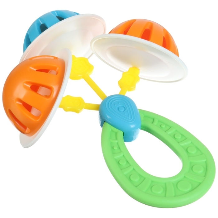 Погремушка - прорезыватель «Планеты», эластичная ручка, виды и цвет МИКС Погремушка - прорезыватель «Планеты», эластичная ручка, виды и цвет МИКС