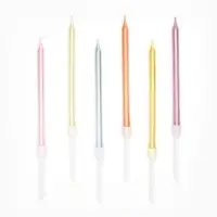 Свечи для торта &laquo;Пати&raquo; 9,5 см, с ножкой 14 см