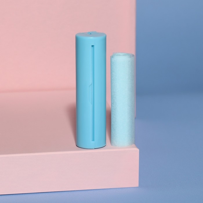 Мыло листовое, в рулоне, d = 2,3 × 9 см, 120 см, цвет голубой