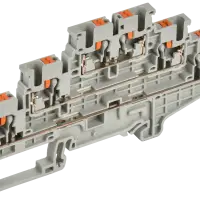 ARMAFIX Клемма пружинная Push-in CP-ML 3 ур. 2,5мм2 серая IEK