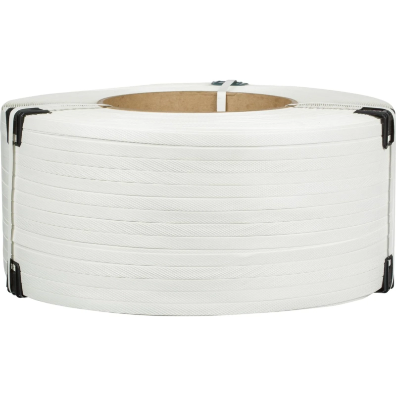 Стреппинг лента Полипропиленовая 12мм х 0,6 (3000 м.) Белая