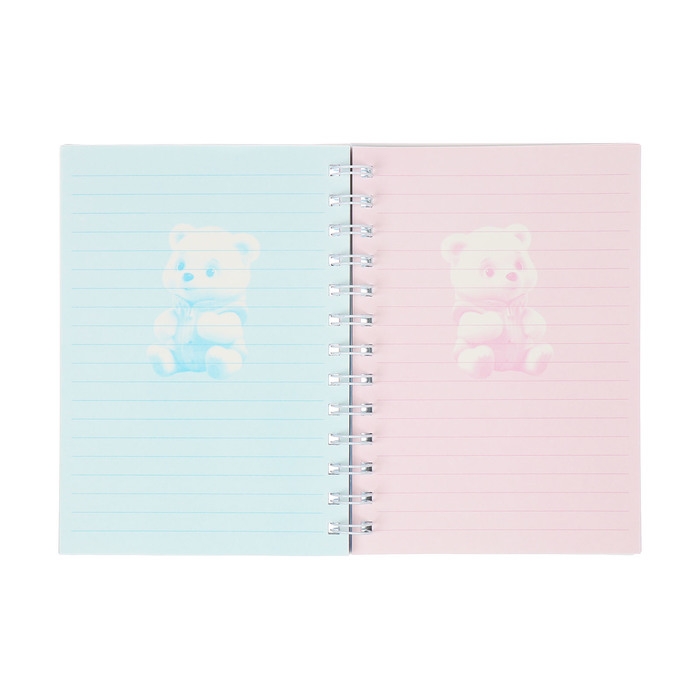 Записная книжка подарочная на гребне 80л,линия, цветной блок,обложка ПВХ 3D Мишка(17,6х13,5см) 105 Записная книжка подарочная на гребне 80л,линия, цветной блок,обложка ПВХ 3D Мишка(17,6х13,5см) 105