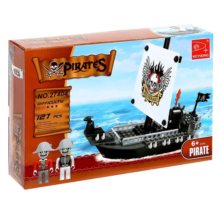 Конструктор Пираты «С того света», 127 деталей Конструктор Пираты «С того света», 127 деталей